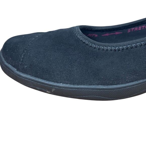 Skechers Kiss Smooch Black Air Cooled Memory Foam Slip On Wedge Shoes Womens 10 - Picture 5 of 16